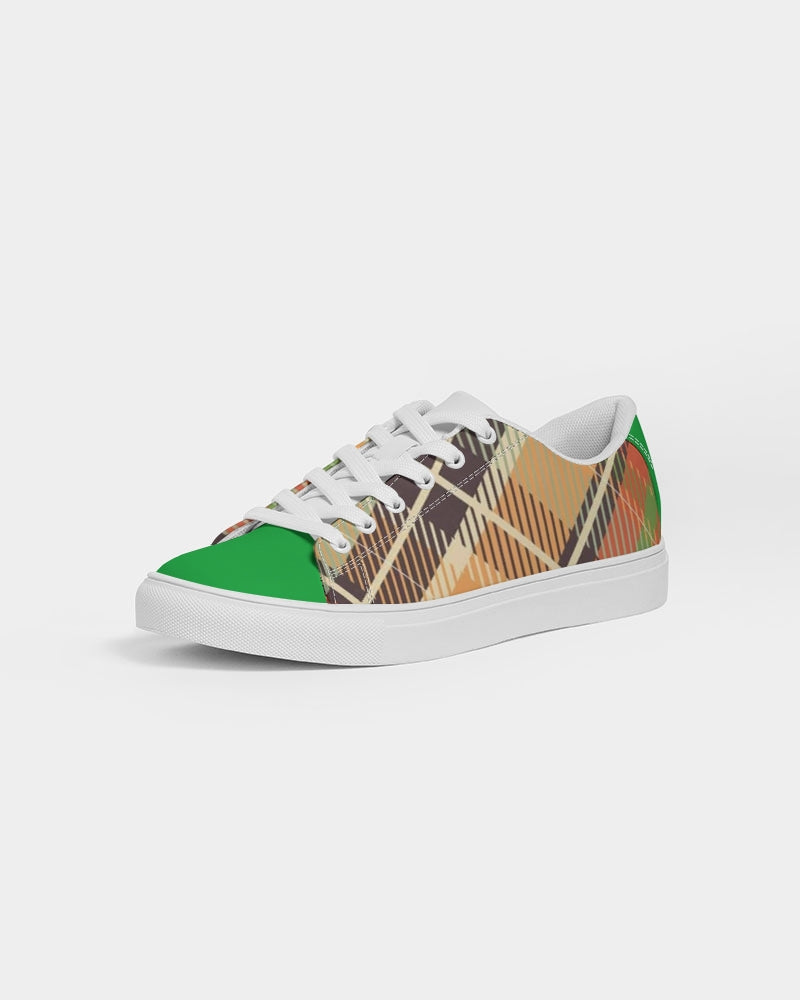 "No logo's" Men's Faux-Leather Sneaker