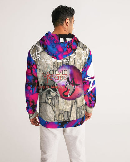 Stone mix 101 Men's All-Over Print Hoodie