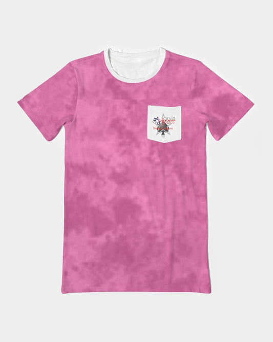 What the pink  Men's All-Over Print Pocket Tee