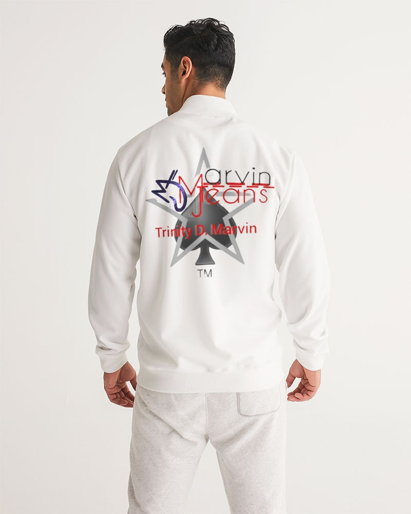 @ll white pro Men's All-Over Print Track Jacket