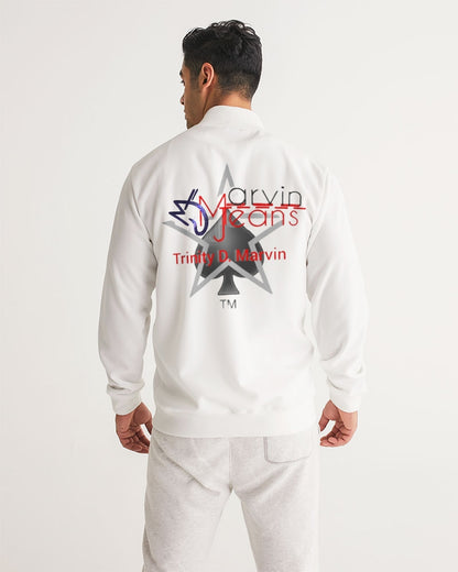 @ll white pro Men's All-Over Print Track Jacket