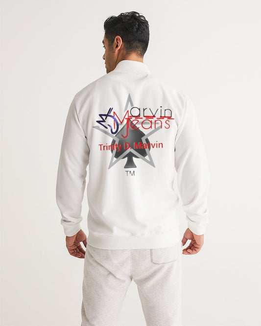 @ll white pro Men's All-Over Print Track Jacket