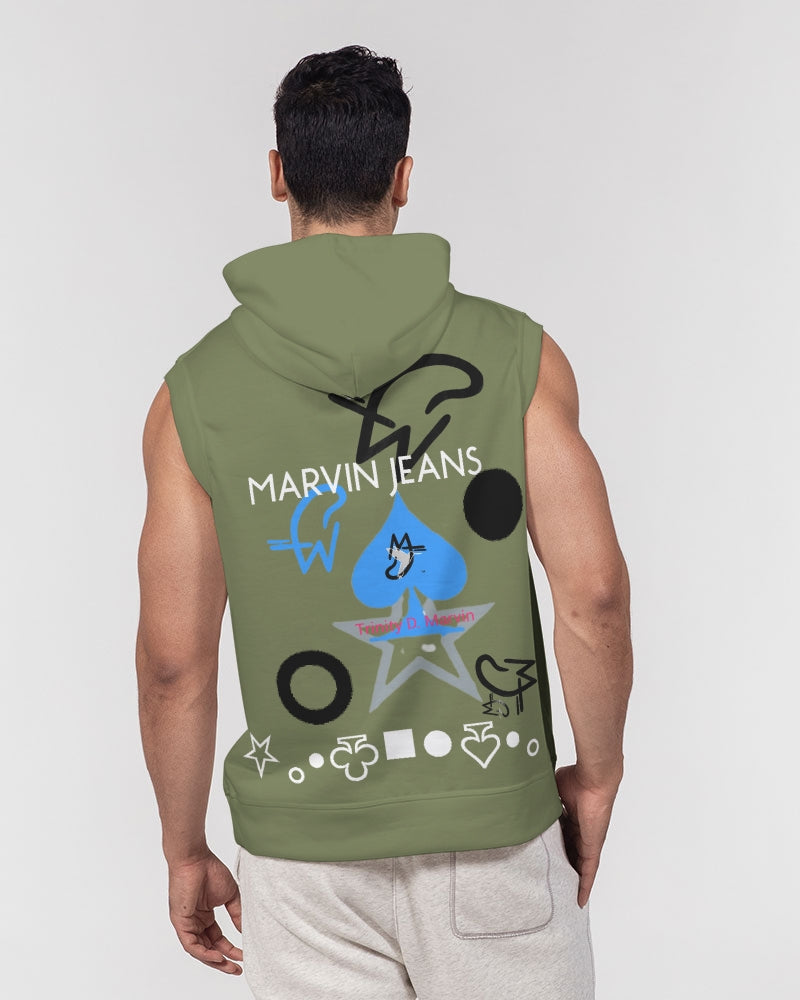 It's the BRAND for me Men's All-Over Print Heavyweight Sleeveless Hoodie