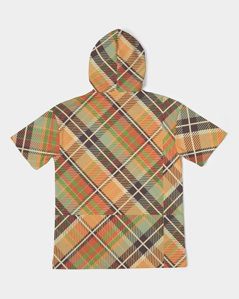 "No logo's" Men's All-Over Print Premium Heavyweight Short Sleeve Hoodie