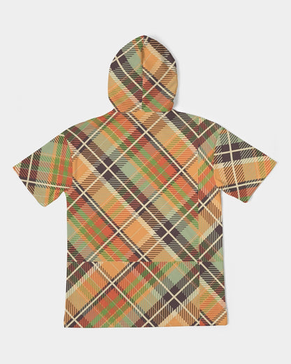 "No logo's" Men's All-Over Print Premium Heavyweight Short Sleeve Hoodie