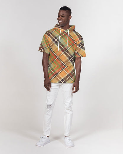 "No logo's" Men's All-Over Print Premium Heavyweight Short Sleeve Hoodie