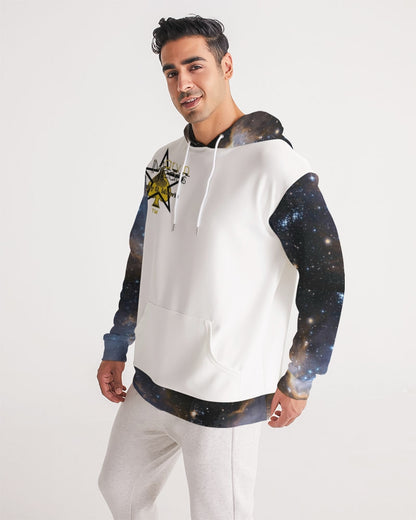 Black and yellow  Men's All-Over Print Hoodie
