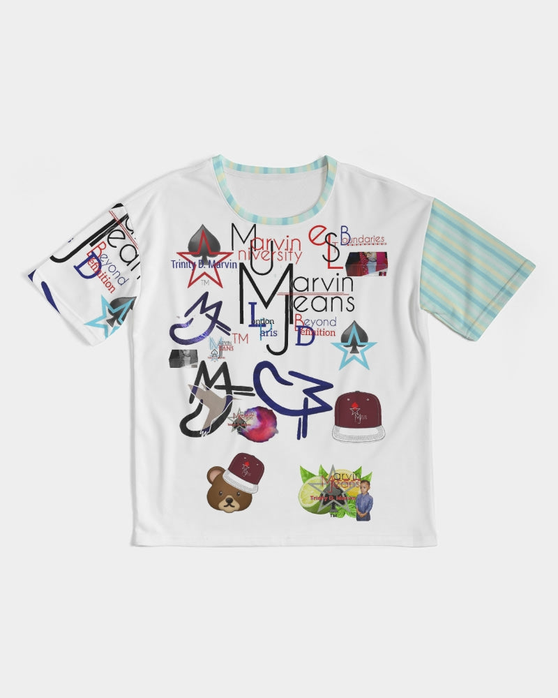 Logo's  Men's All-Over Print Premium Heavyweight Tee