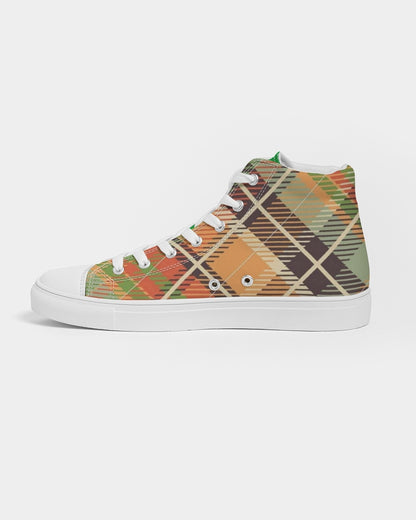 "No logo's" Men's Hightop Canvas Shoe