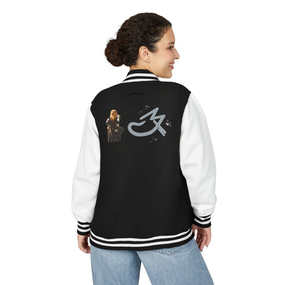 MJ Grey Unisex Heavyweight Letterman Jacket with Graphic Design, Cool College Style, Trendy Outerwear for All Seasons, Perfect Gift for Teens [...]