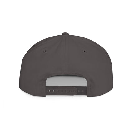 MJ white Stylish Flat Bill Snapback Hat for Everyday Wear, Embroidered Cap, Streetwear Accessory, Gift for Him/Her, Trendy Headwear