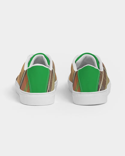 "No logo's" Men's Faux-Leather Sneaker