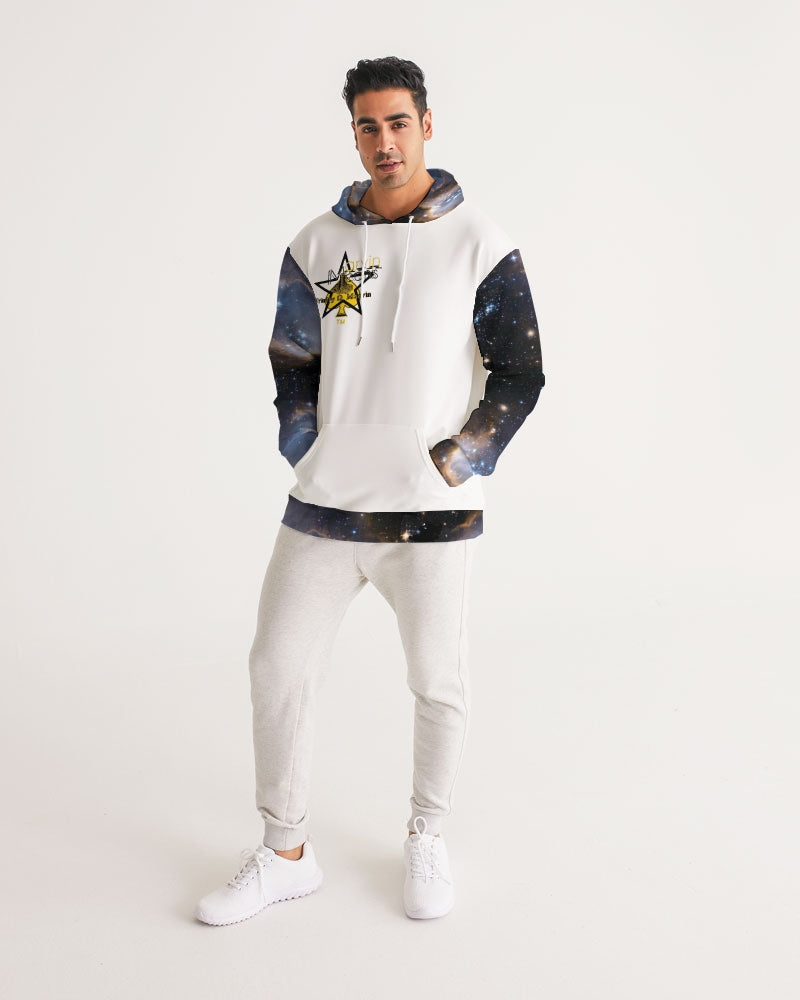 Black and yellow  Men's All-Over Print Hoodie