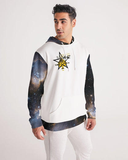 Black and yellow  Men's All-Over Print Hoodie