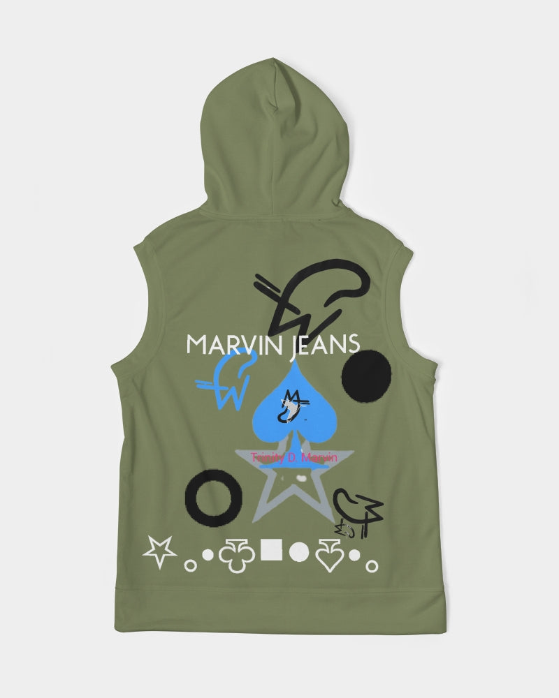 It's the BRAND for me Men's All-Over Print Heavyweight Sleeveless Hoodie