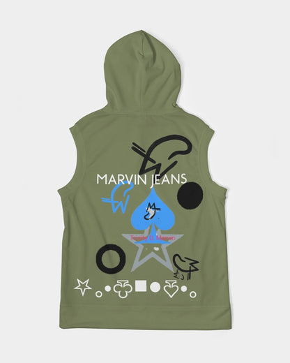 It's the BRAND for me Men's All-Over Print Heavyweight Sleeveless Hoodie