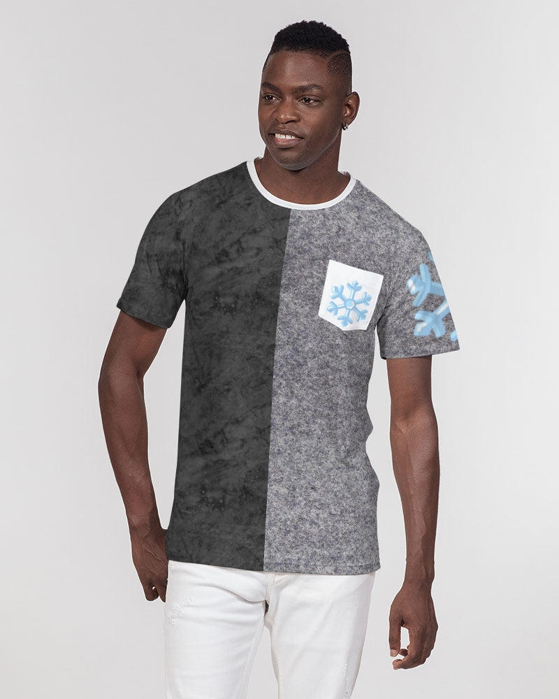 Holy Black Half Wool Men's All-Over Print Pocket Tee