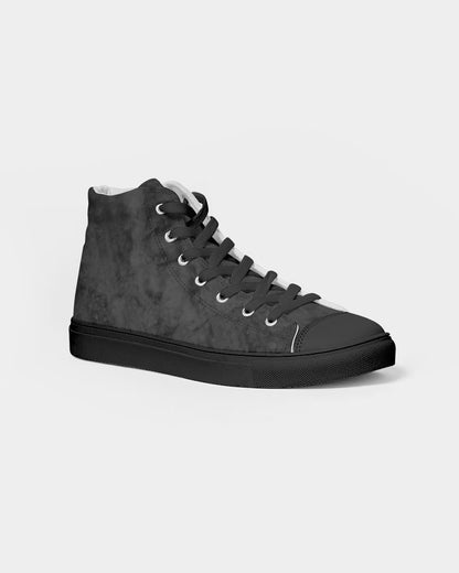 Holy Black Men's Hightop Canvas Shoe - Black