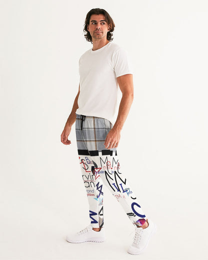 Logo's basic plaids Men's All-Over Print Joggers