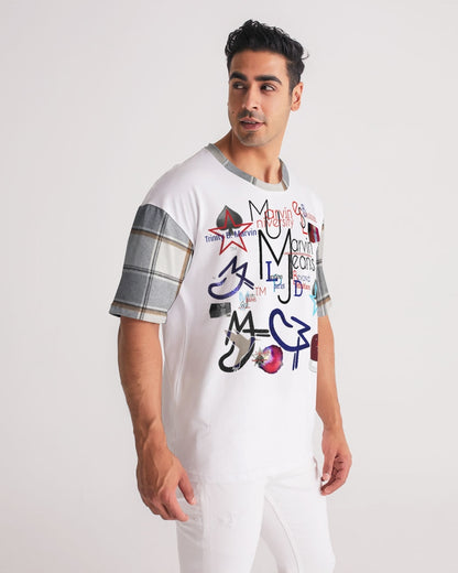Logo's Basic plaids  Men's All-Over Print Premium Heavyweight Tee