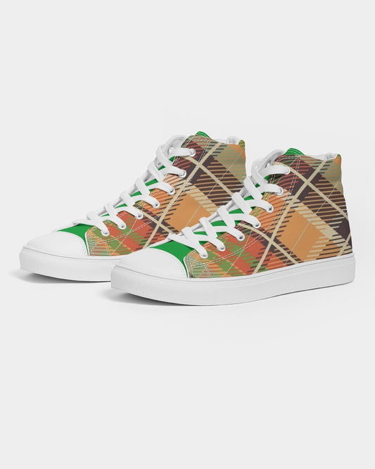 "No logo's" Men's Hightop Canvas Shoe