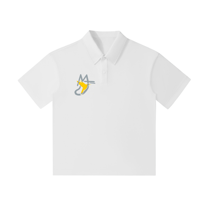 Drop Shoulder Short-Sleeve Polo