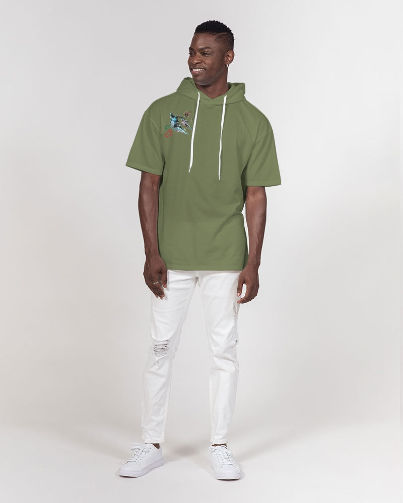 It's the BRAND for me Men's All-Over Print Premium Heavyweight Short Sleeve Hoodie