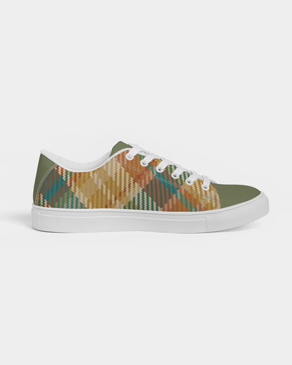 "Soft grid" Men's Faux-Leather Sneaker