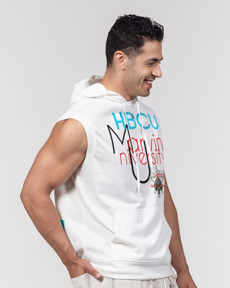 Marvin University HBCU Men's All-Over Print Heavyweight Sleeveless Hoodie