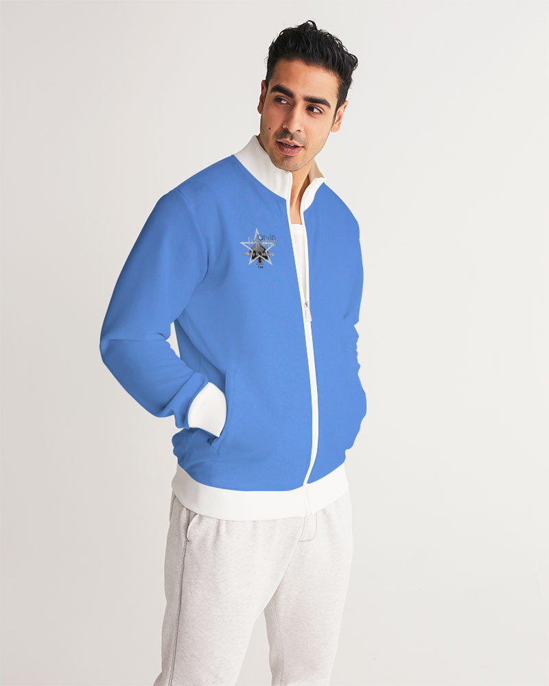 Kingly Blue  Men's All-Over Print Track Jacket