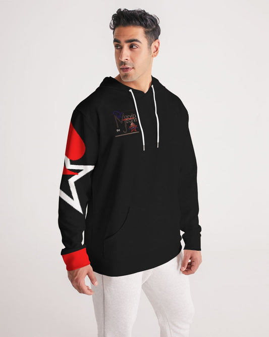 Black Stone 1.0 Men's All-Over Print Hoodie