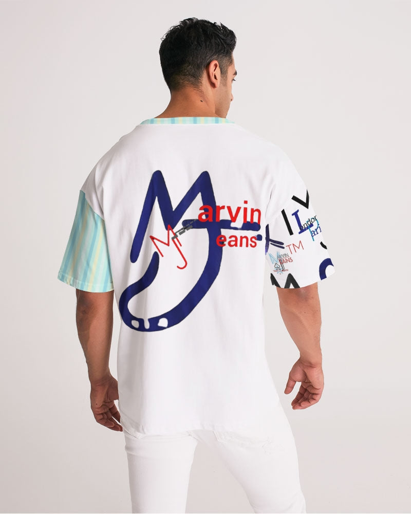 Logo's  Men's All-Over Print Premium Heavyweight Tee