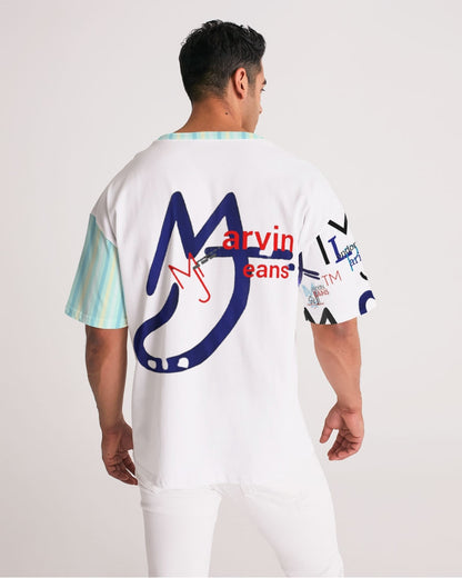 Logo's  Men's All-Over Print Premium Heavyweight Tee