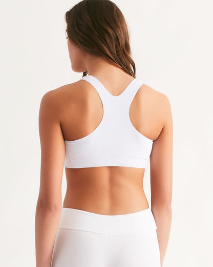 MJ black  Women's All-Over Print Seamless Sports Bra