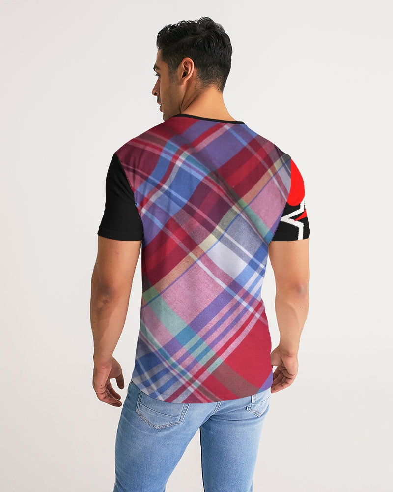 Plaids by Marvin Jeans and Trinity D Marvin Men's All-Over Print Tee
