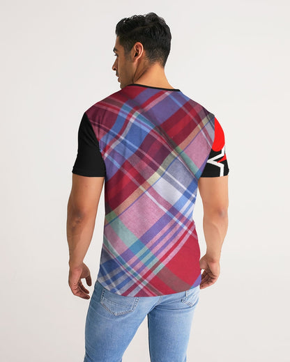 Plaids by Marvin Jeans and Trinity D Marvin Men's All-Over Print Tee