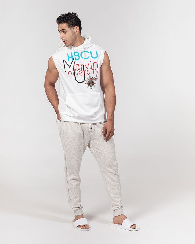 Marvin University HBCU Men's All-Over Print Heavyweight Sleeveless Hoodie