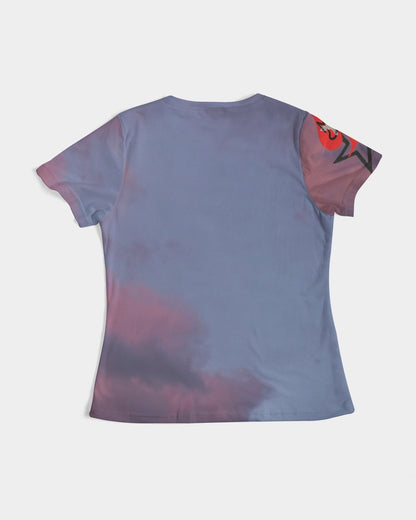 Sky bright Women's All-Over Print Tee