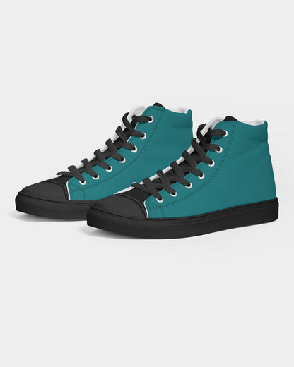 123 Men's Hightop Canvas Shoe - Black