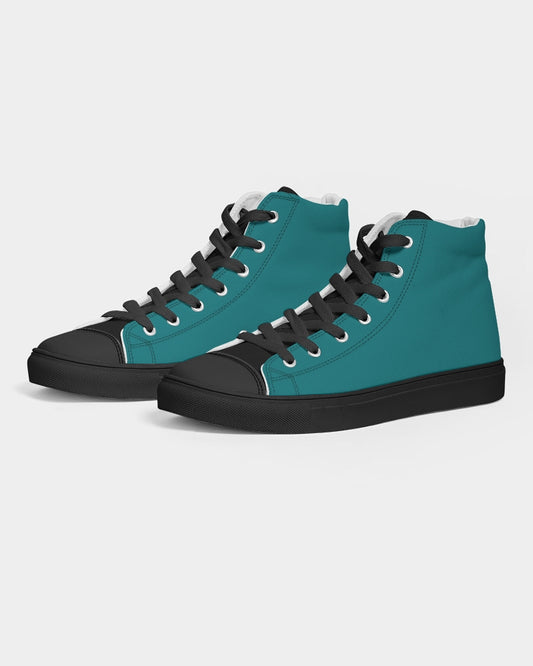 123 Men's Hightop Canvas Shoe - Black
