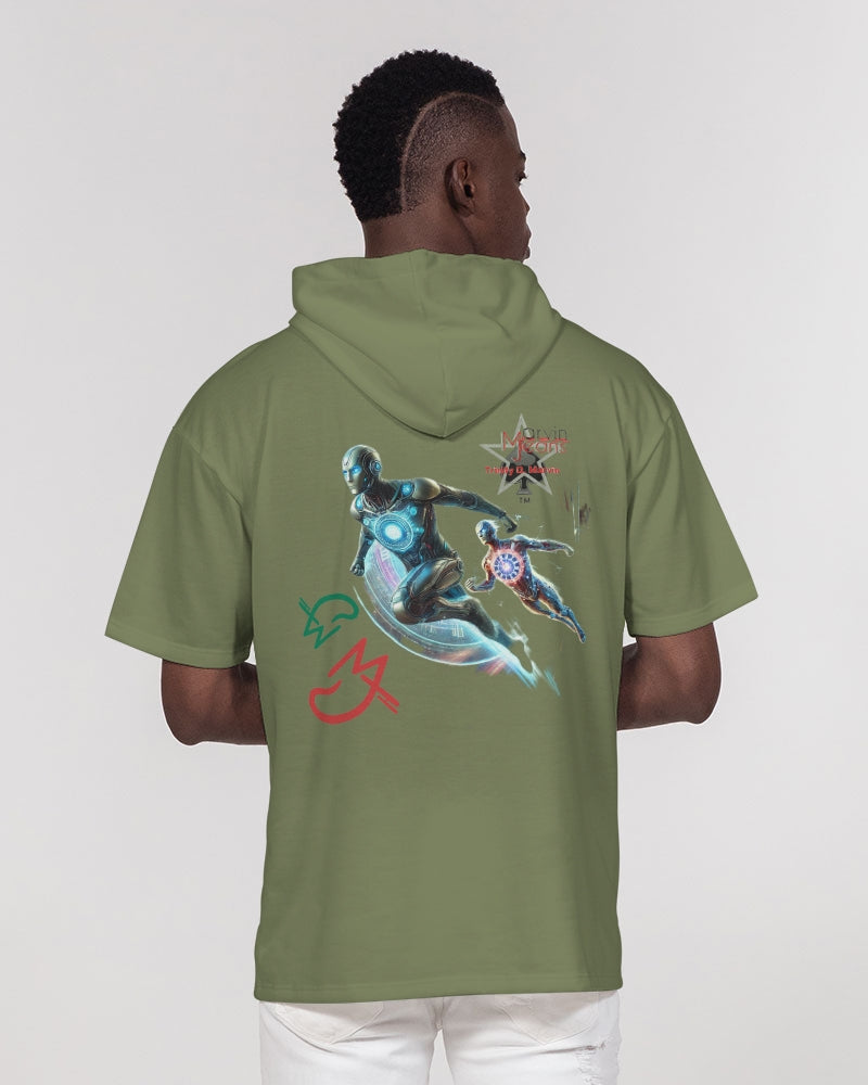It's the BRAND for me Men's All-Over Print Premium Heavyweight Short Sleeve Hoodie