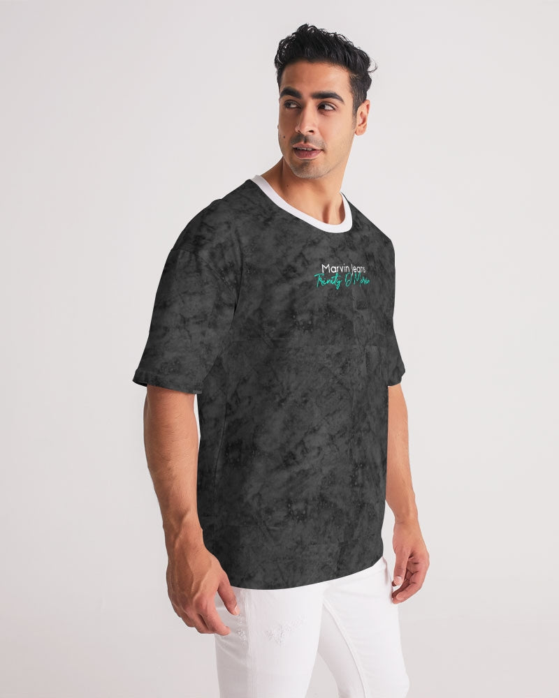 Holy Black Men's All-Over Print Premium Heavyweight Tee