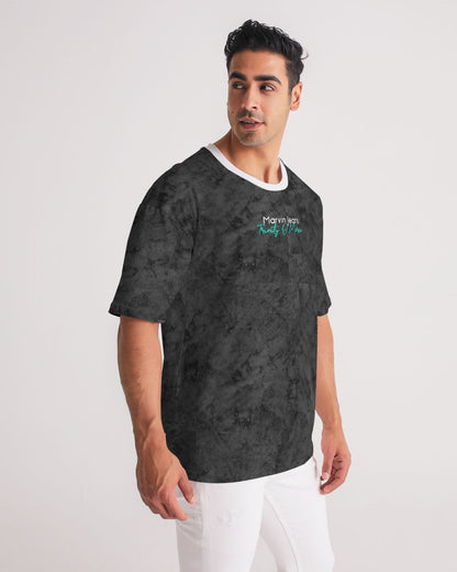 Holy Black Men's All-Over Print Premium Heavyweight Tee