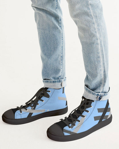 Built on business  Men's Hightop Canvas Shoe - Black