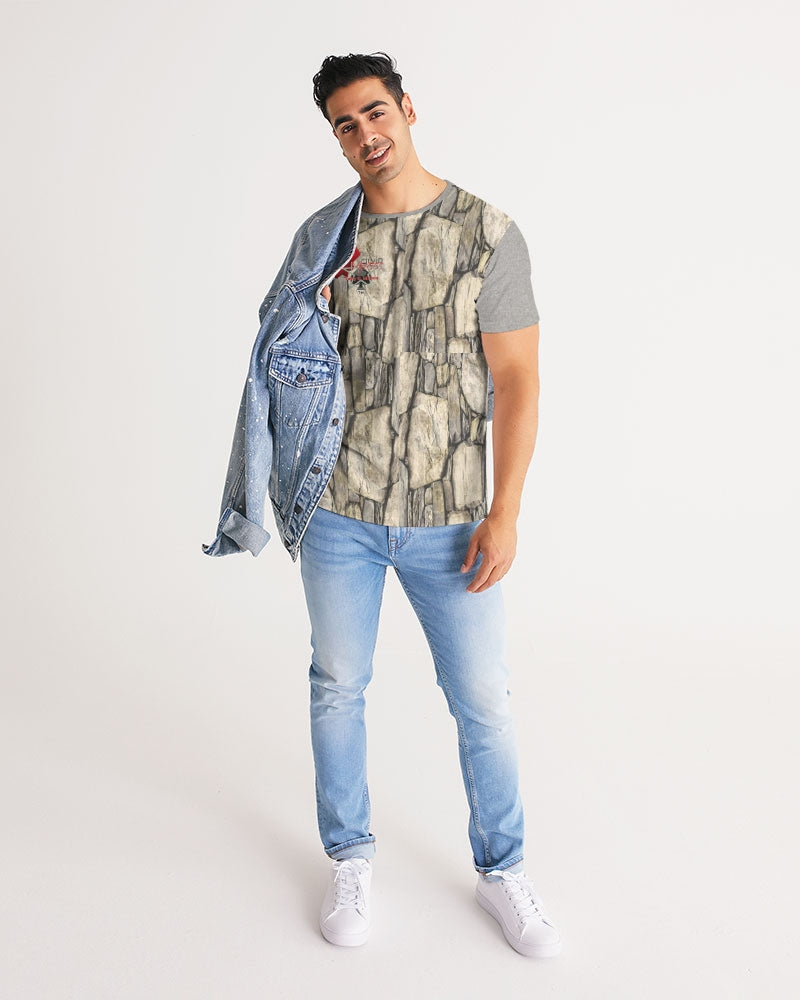 Stone red rose Men's All-Over Print Tee