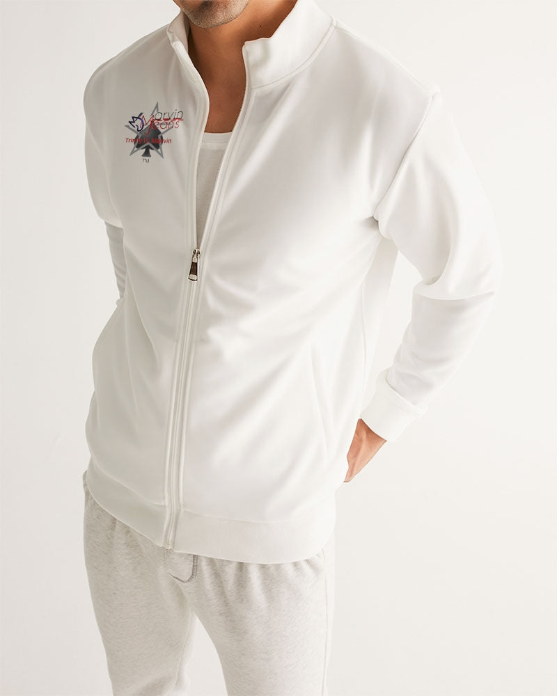 @ll white pro Men's All-Over Print Track Jacket