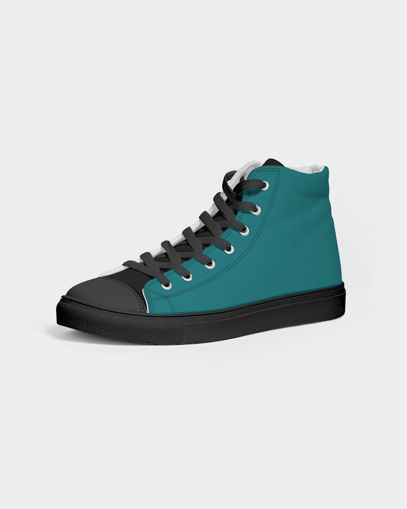 123 Men's Hightop Canvas Shoe - Black