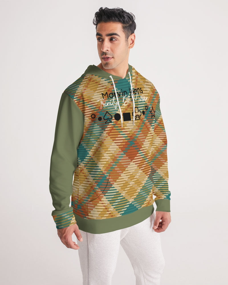 "Soft grid" Men's All-Over Print Hoodie