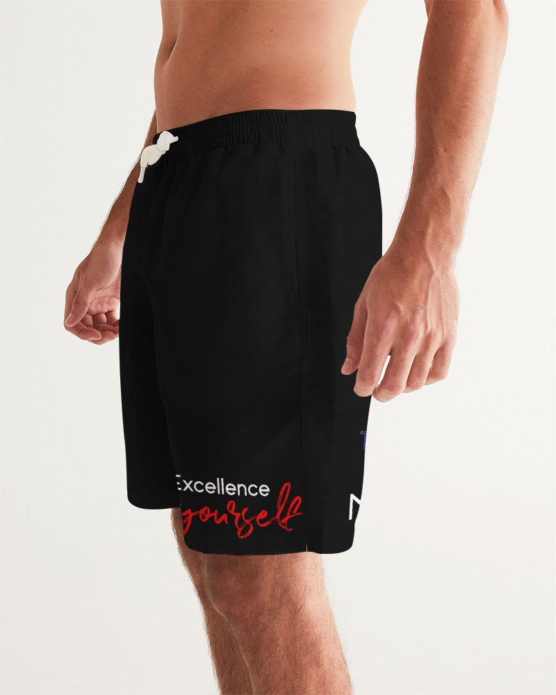 Black Excellence Men's All-Over Print Swim Trunk