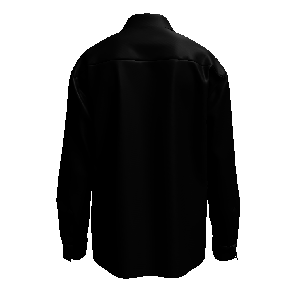 Yellow Baby all black All-Over Print Men's Classic Long Sleeve Shirt
